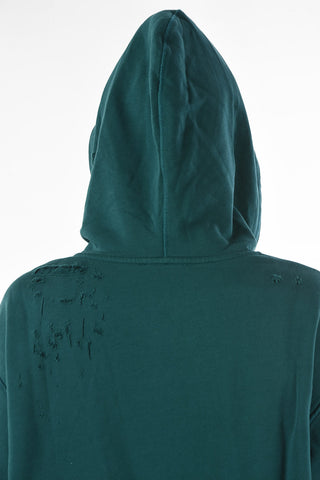 Distressed detail Sweat D-ILSE Asymmetric mini dress