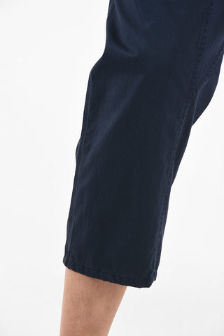 MM6 Drawstring Low-Waist Cropped Pants