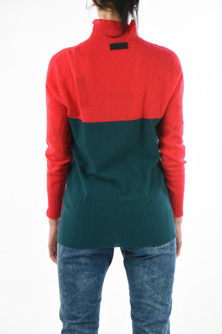 Wool and Cashmere M-VI Turtleneck Sweater