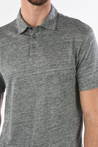 ZZEGNA Linen 3 Button Polo Shirt