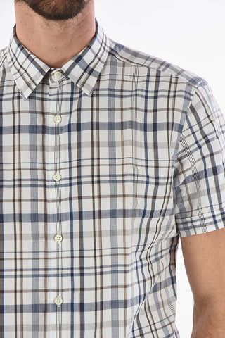 LUXURY Camicia Plaid Maniche Corte
