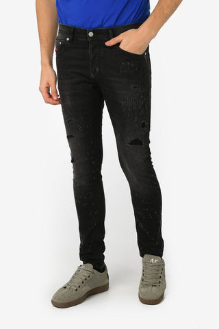 15cm Slim Fit TEPPHAR Distressed Jeans L30