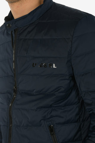 Full Zip W-HANKS-QUILT Down Jacket