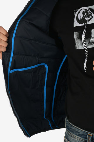 Full Zip W-HANKS-QUILT Down Jacket