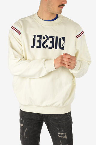 Logo-Print S-RADIO Crew-Neck Sweatshirt