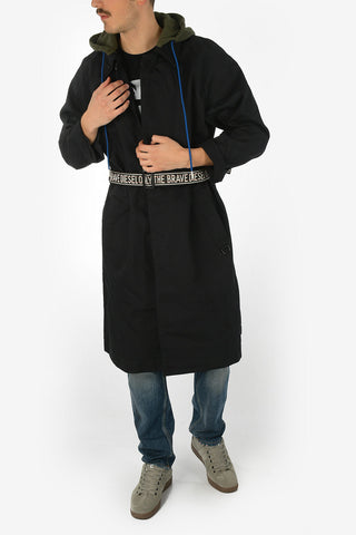 Cappotto con Cappuccio J-NOBURUX e Cintura Logata