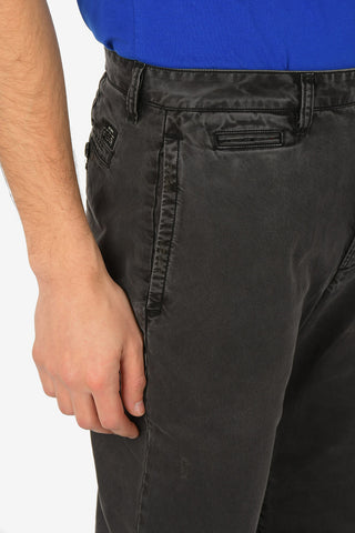 Mid-Waist P-MADOX-STITCH Capri Pants