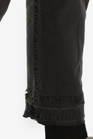 Mid-Waist P-MADOX-STITCH Capri Pants