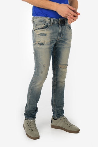 17cm Distressed THAVAR Slim Fit Jeans L30