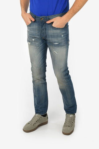 18cm Stone Washed BUSTER Slim Fit Jeans L32