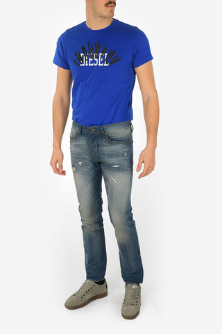 18cm Stone Washed BUSTER Slim Fit Jeans L32