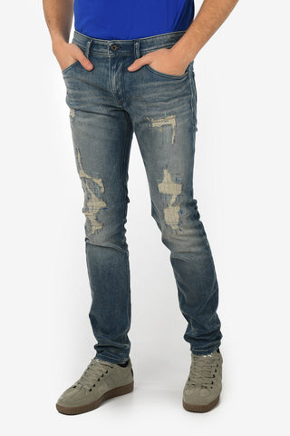 16cm Distressed THAVAR-XP Slim Fit Jeans L34