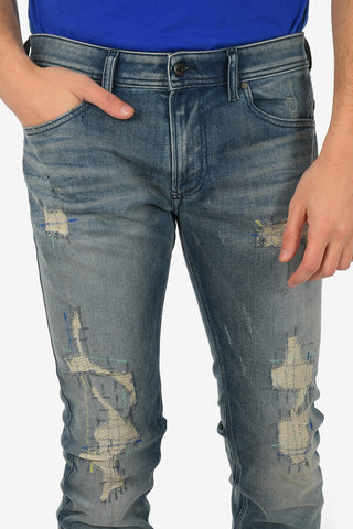 16cm Distressed THAVAR-XP Slim Fit Jeans L34