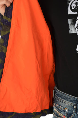 Camouflage J-ACOUSMATIC Jacket with Zip Closure