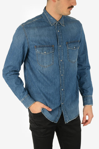 Snap Button Denim D-ROOKE Shirt