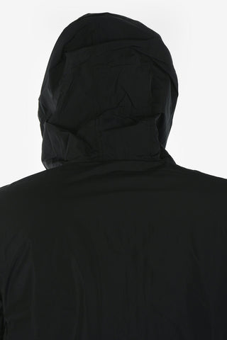 Hooded J-PHOEN-PLAIN-BRO Jacket with Zip Closure
