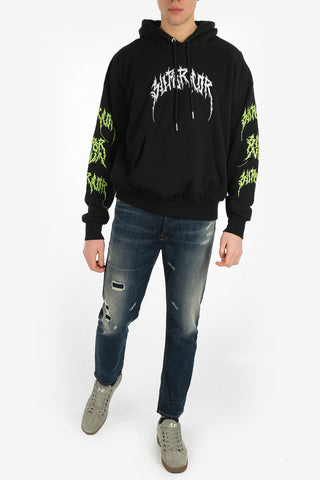 Embroidered Back Hooded S-ALBY-BX3 Sweatshirt