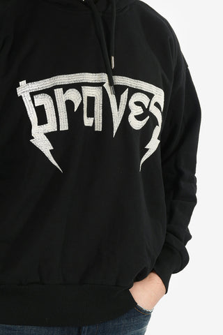 Embroidery S-ALBY-HOOD-WB Sweatshirt with Side Pockets