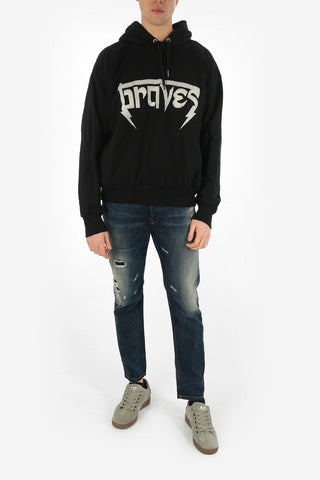 Embroidery S-ALBY-HOOD-WB Sweatshirt with Side Pockets