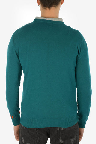 Wool and Cashmere K-COOL Crew-Neck Sweater