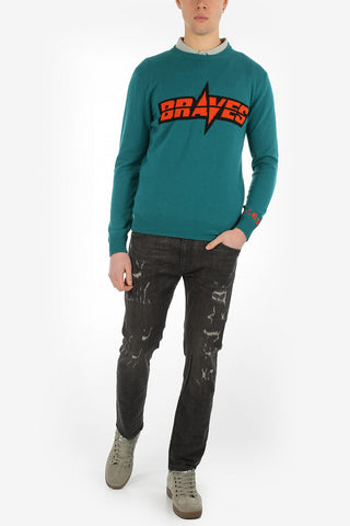 Wool and Cashmere K-COOL Crew-Neck Sweater