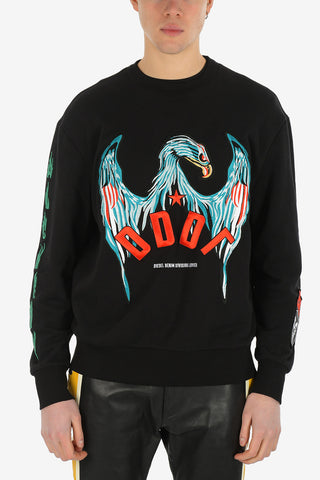 Embroidered S-BAY-EMB Crew-Neck Sweatshirt