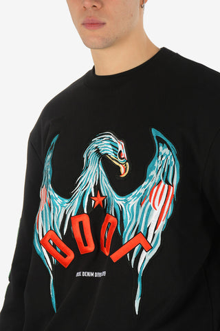 Embroidered S-BAY-EMB Crew-Neck Sweatshirt