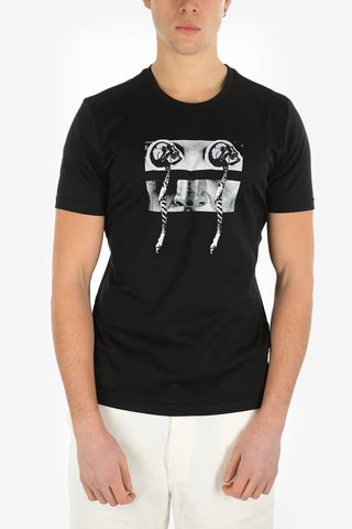BLACK GOLD T-shirt TY-X1 con Ricamo e Stampa