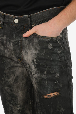 17cm Distressed Effect MHARKY Slim Fit Jeans L32
