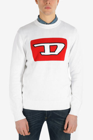 Logo Embroidery K-LOGOX-B Crew-Neck Sweater