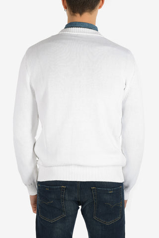 Logo Embroidery K-LOGOX-B Crew-Neck Sweater