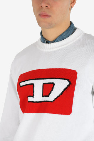 Logo Embroidery K-LOGOX-B Crew-Neck Sweater