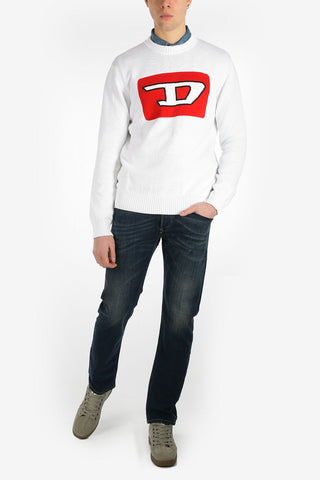 Logo Embroidery K-LOGOX-B Crew-Neck Sweater