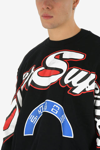 Printed S-BAY-RADIO-PRINT Crew-Neck Sweatshirt