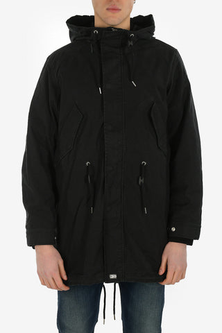 Hidden Closure Cotton R-KIIBI Parka Jacket
