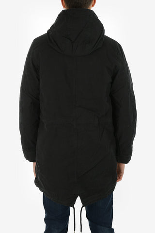 Hidden Closure Cotton R-KIIBI Parka Jacket