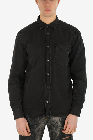 Reversible Denim D-WEAR-C Shirt with Snap Button