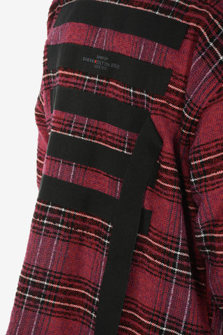 Tartan Wool S-TARO Oversize Shirt
