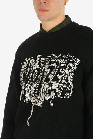 Embroidered K-PAXS Crew-Neck Sweater