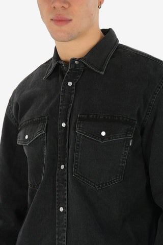 Snap Button Denim D-ROOKE-L Shirt