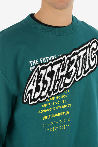 Embroidered S-BAY-YC Crew-Neck Sweatshirt