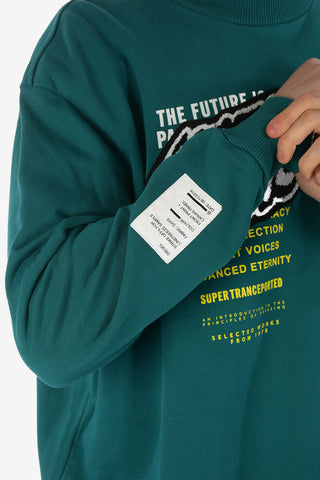 Embroidered S-BAY-YC Crew-Neck Sweatshirt