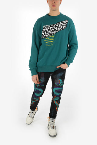 Embroidered S-BAY-YC Crew-Neck Sweatshirt