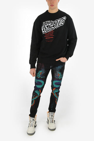 Embroidered S-BAY-YC Crew-Neck Sweatshirt
