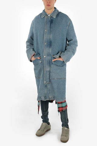 Denim D-CIOS Coat With Removable Hood