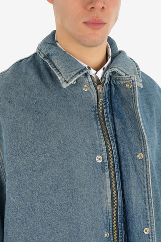 Denim D-CIOS Coat With Removable Hood