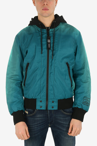 Hooded Tie Dye Effect J-FOREST Bomber
