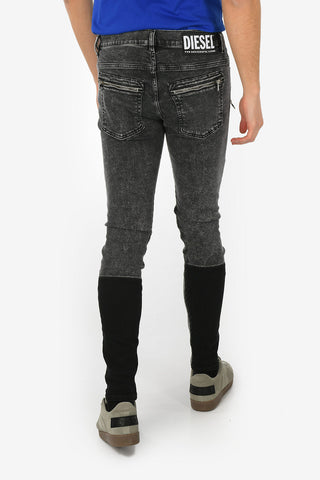 14cm Skinny Fit D-AMNY-BK-SP Jeans L30