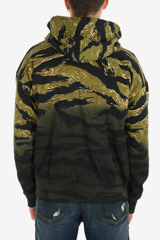 Hooded Printed S-ALBY-TIGERCAM Sweatshirt