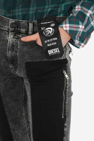 14cm Skinny Fit D-AMNY-BK-SP Jeans L34